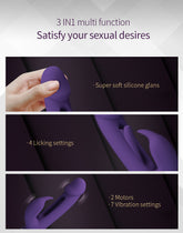 Party Up DAVID Swinging Rechargeable Rabbit Vibrator Rabbit Vibrators